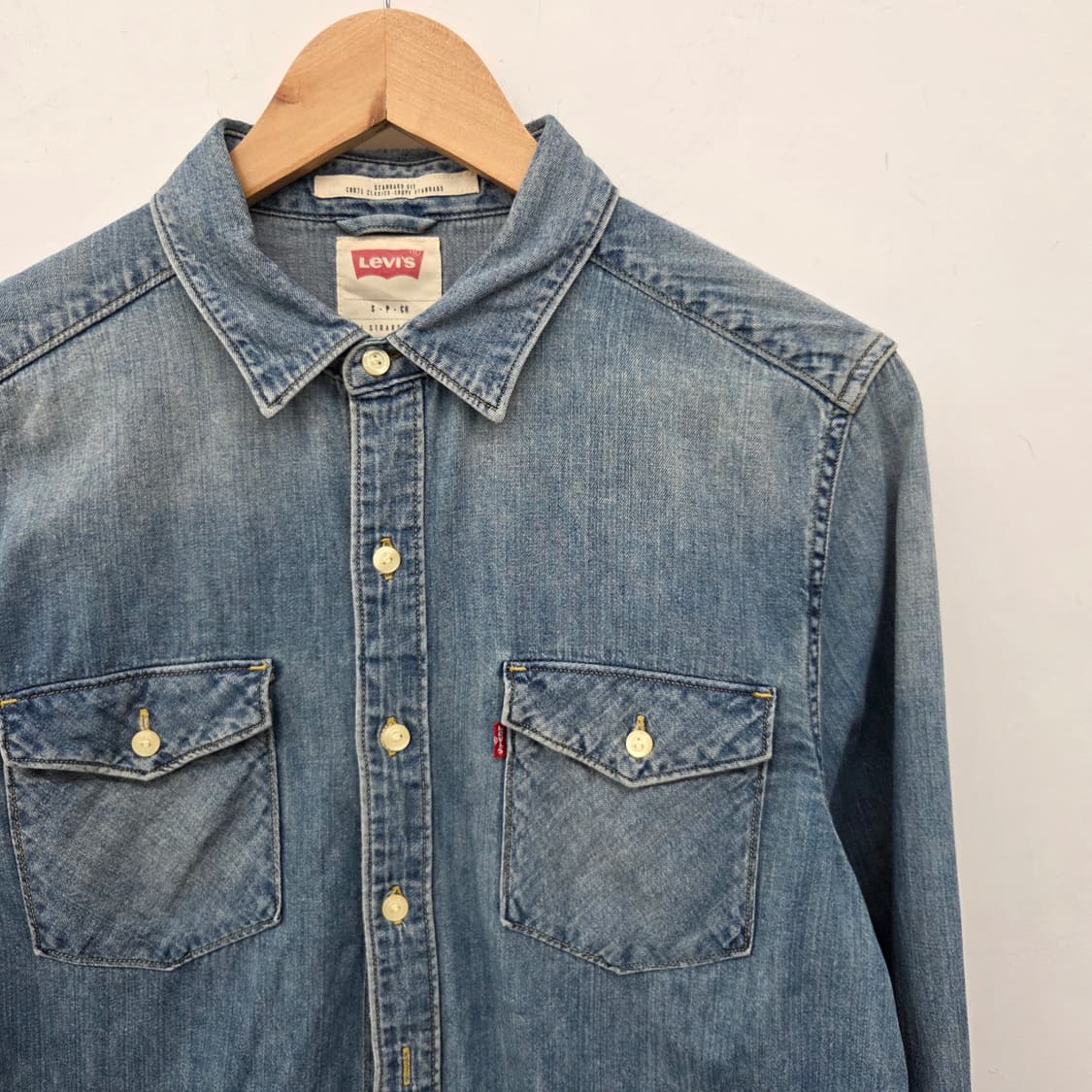 리바이스 데님 셔츠 남방 긴팔 남s 상품이미지3