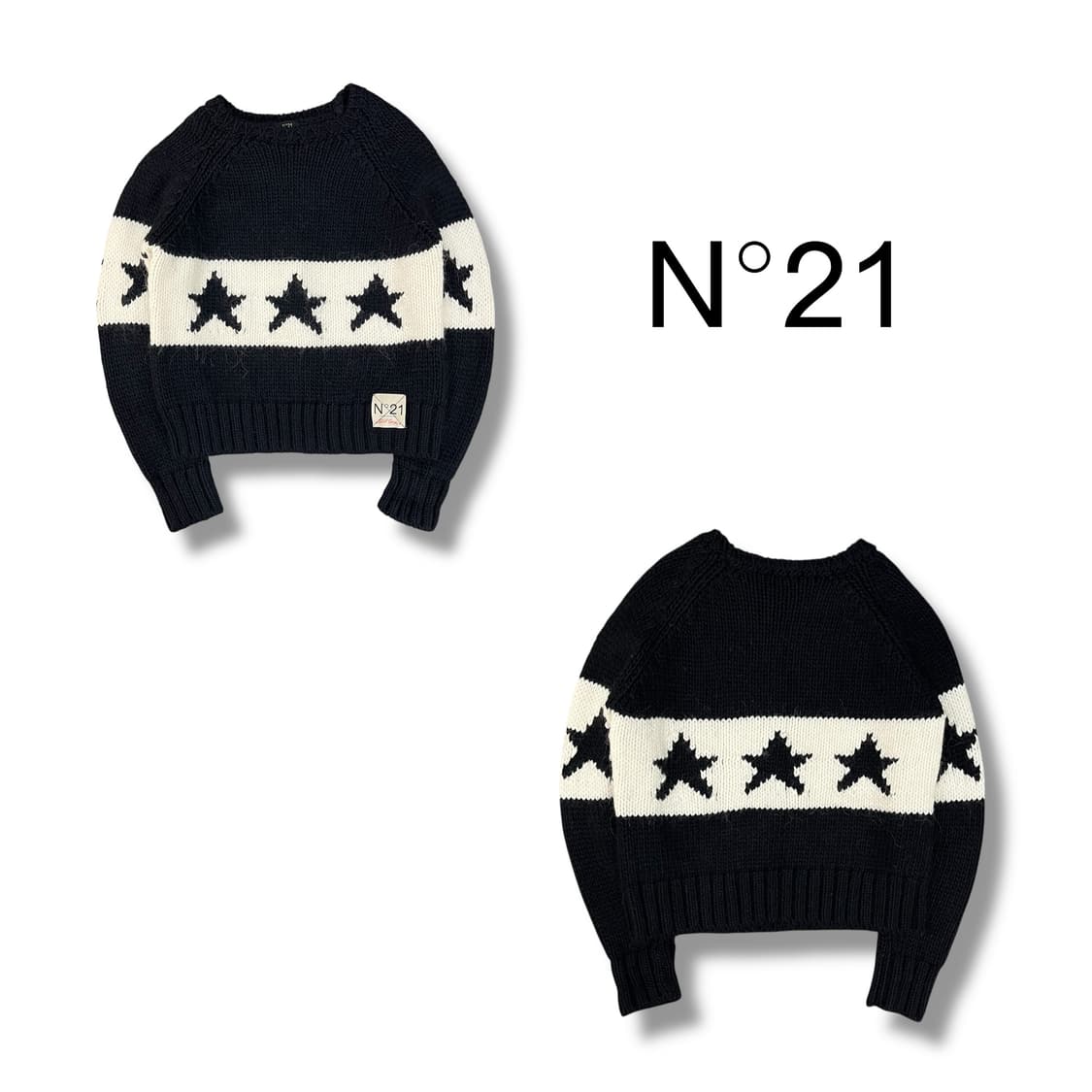  n21 스타 크루넥 니트 y13020 상품이미지1
