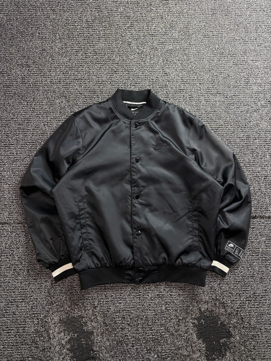 나이키 빅로고 사틴 바시티 스타디움 자켓 3428 상품이미지2