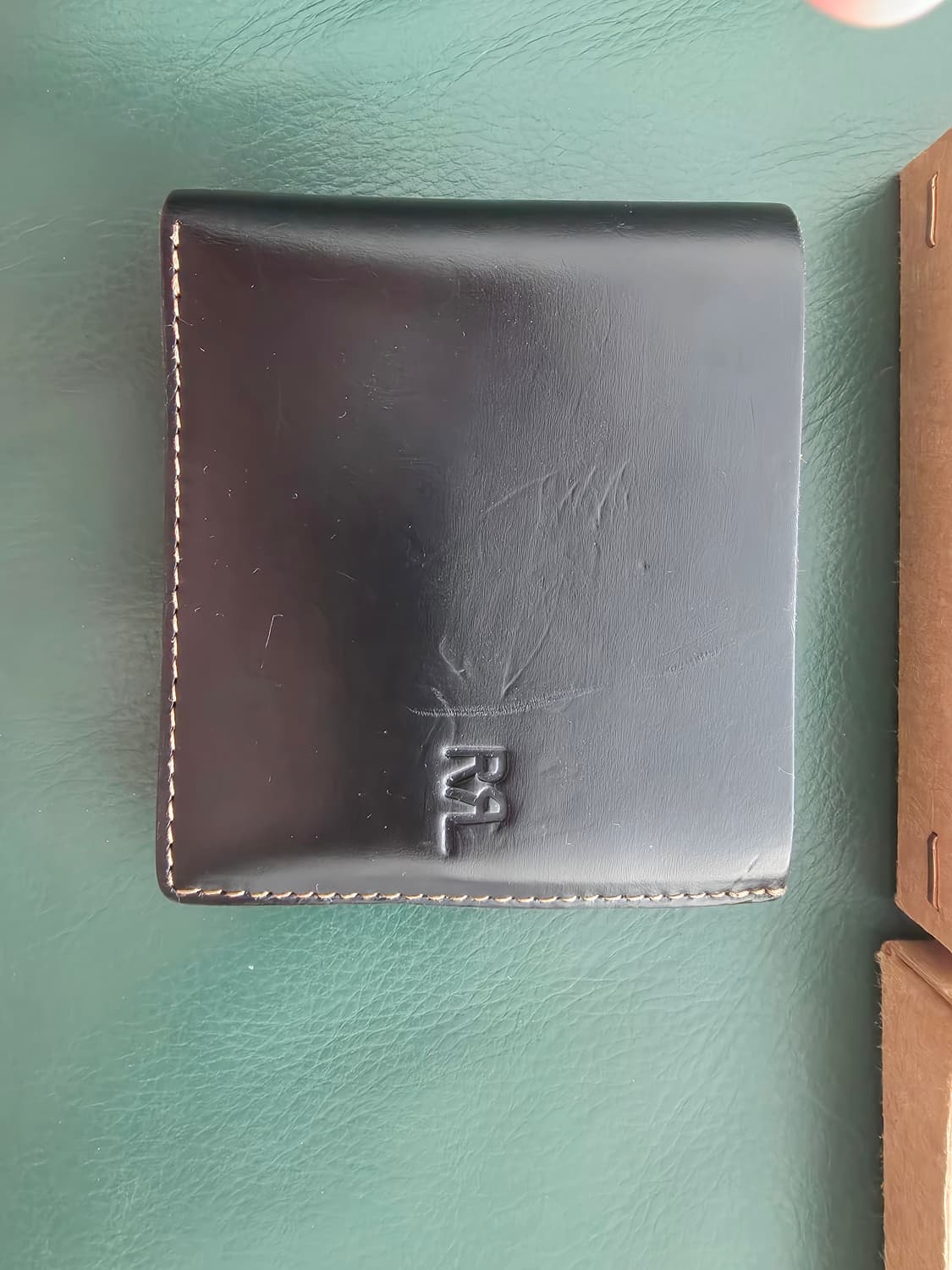 RRL 반지갑RRL Leather Billfold Wallet Black 상품이미지3