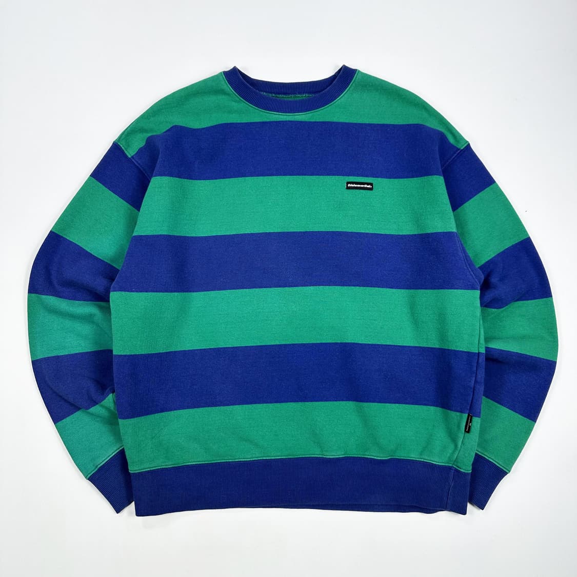 디스이즈네버댓 (디네댓 )스트라이프 크루넥 맨투맨 (실측 M) 상품이미지2