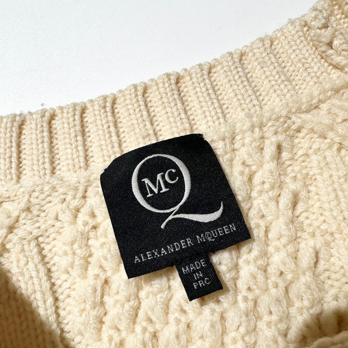 알렉산더 맥퀸 울 케이블 니트 상품이미지4