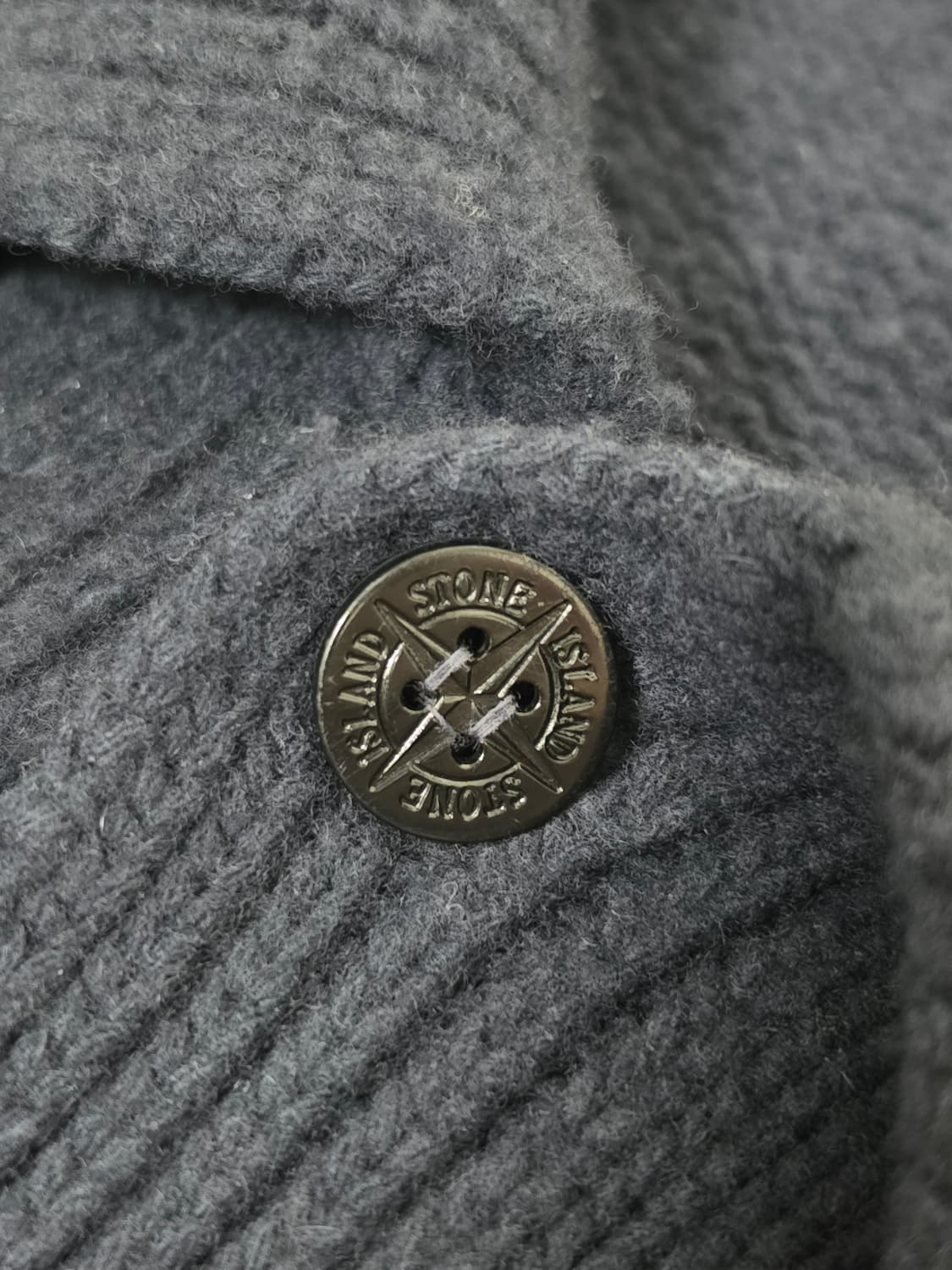 96AW 스톤 아일랜드 다크 네이비 울 가디건 상품이미지7