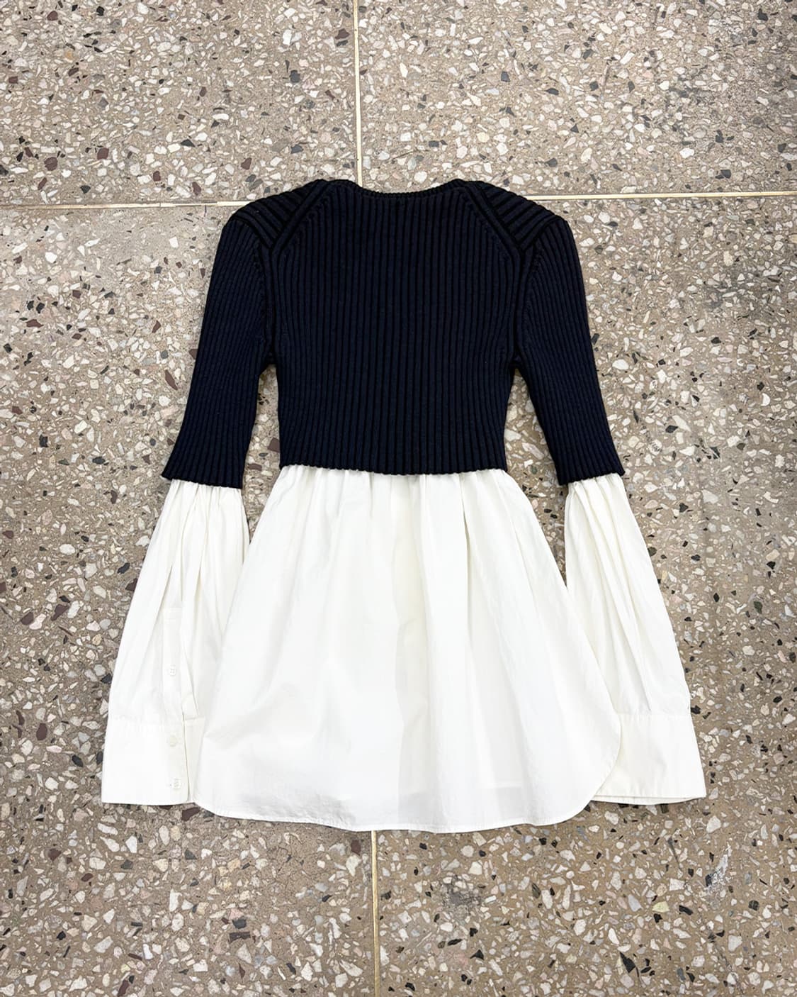 겐조 하이브리드 셔츠 니트 탑 상품이미지2