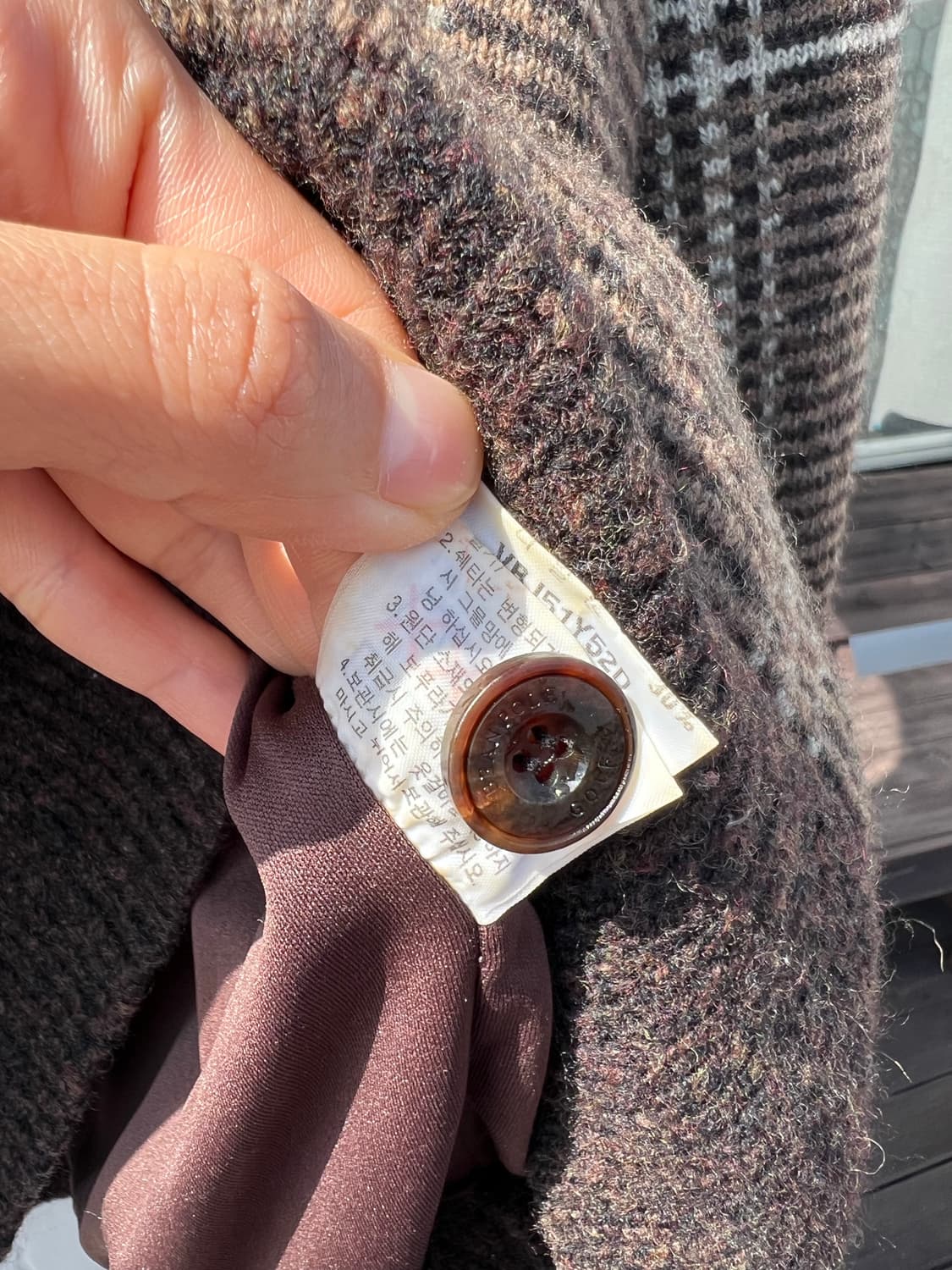 빈티지 빈폴 00s 스웨이드 니트 (105~110사이즈) 상품이미지7