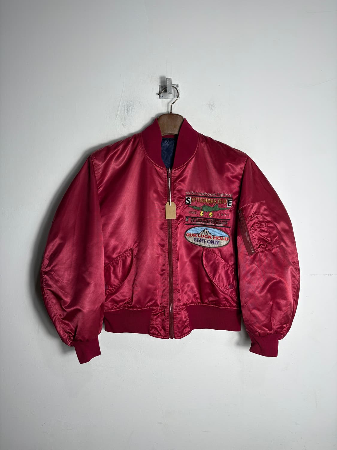 레드 바시티 양면 점퍼 ma1 상품이미지3