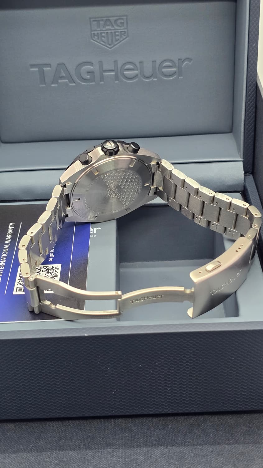 태그호이어 포뮬러1 크로노 블랙 24년 12월 쿼츠 시계 상품이미지9