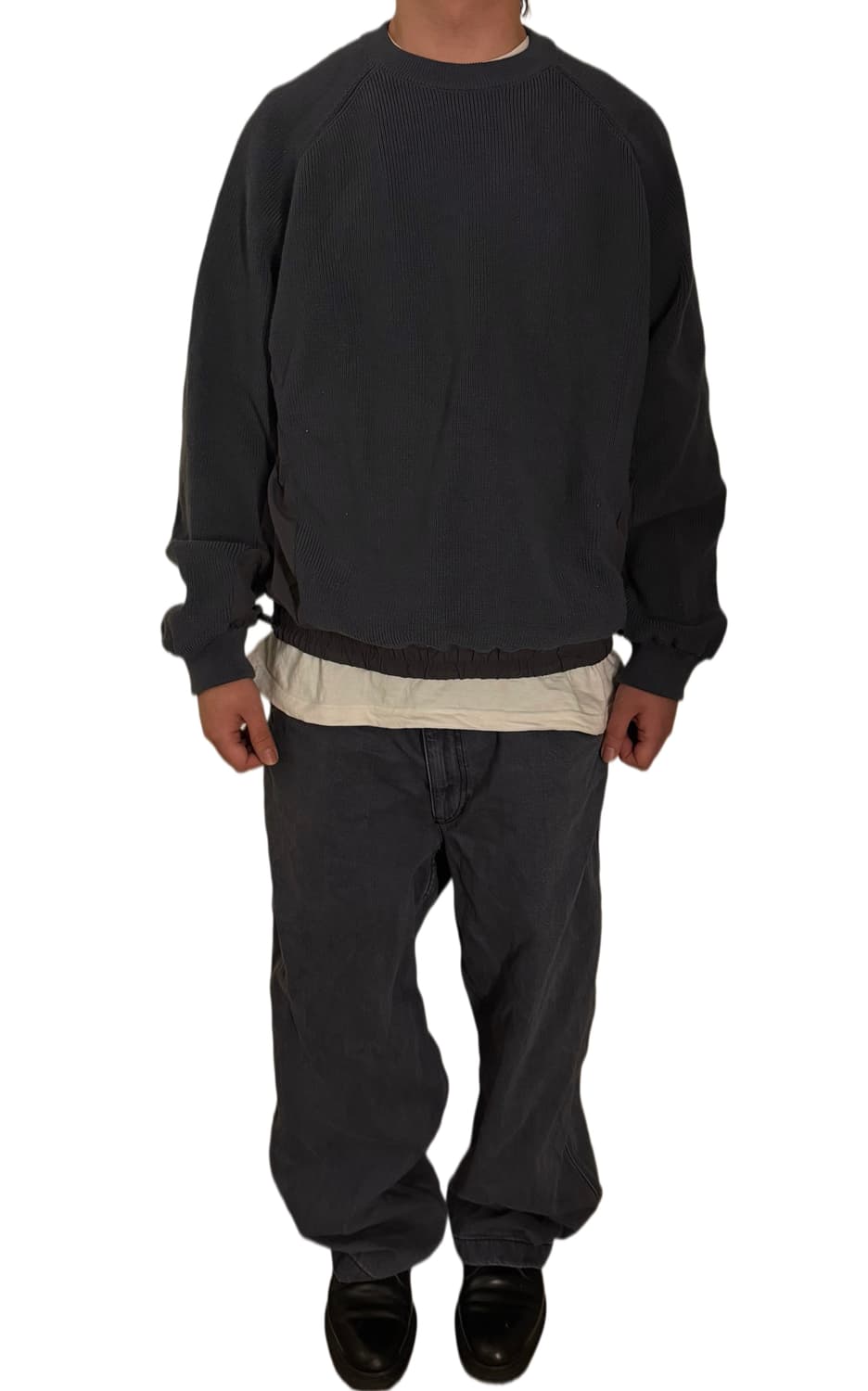 Freak's store 프리크스토어 니트 스트링 맨투맨 상품이미지6