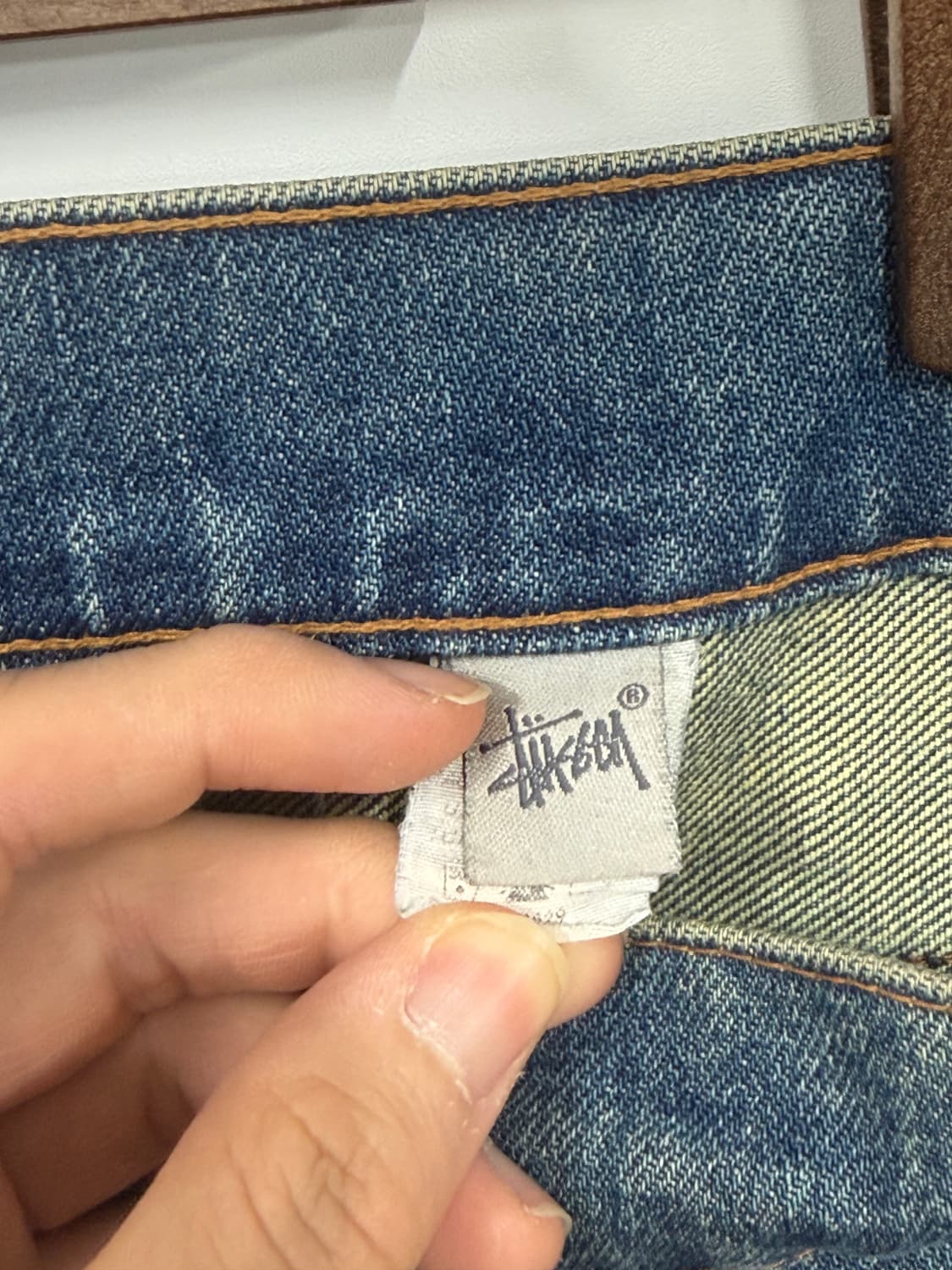 STUSSY Denim Semi Wide Pants 상품이미지9