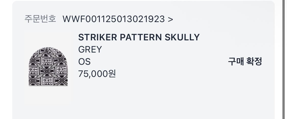 펑크앤요 패턴 스컬리 비니 상품이미지2