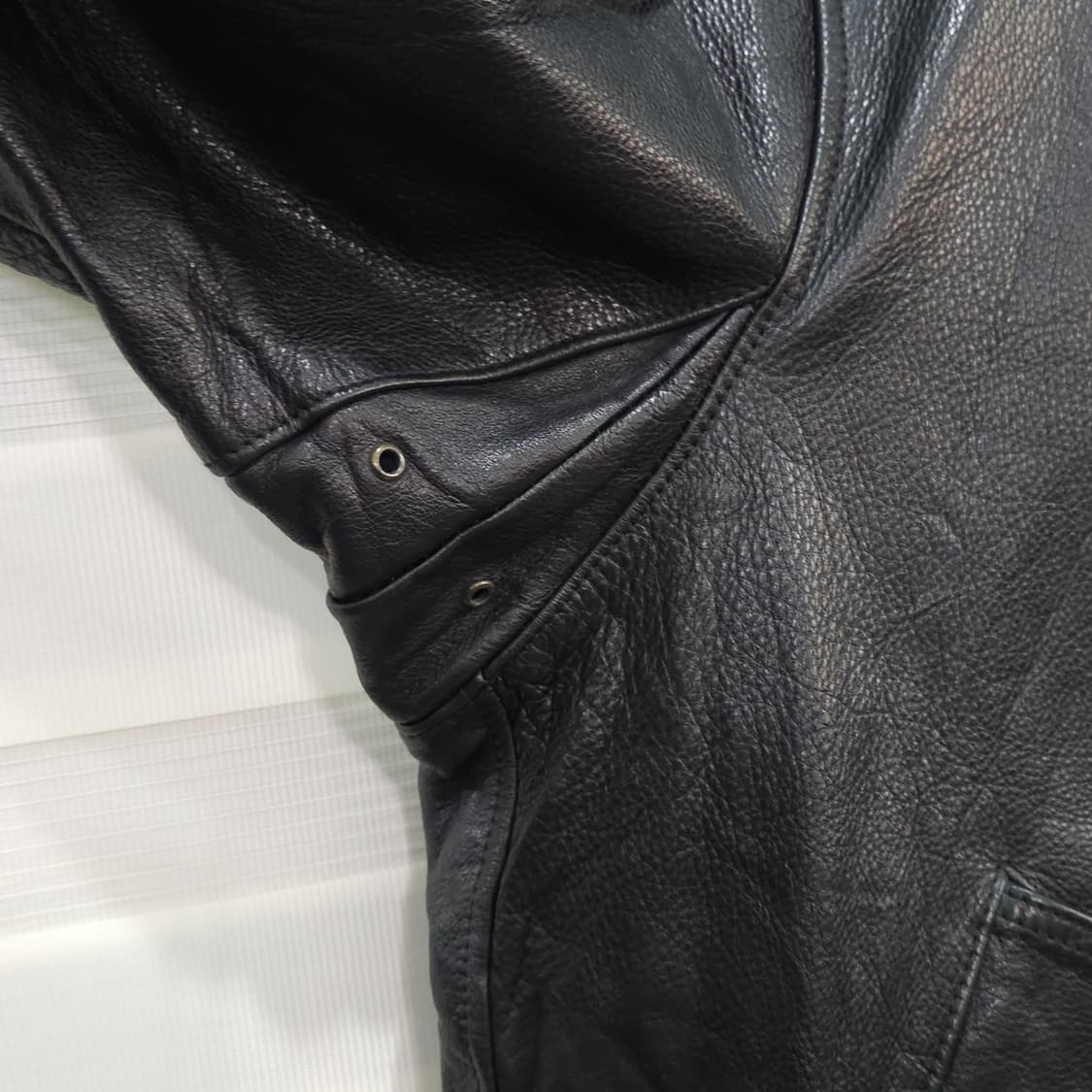 빈티지 쉐비뇽 가죽 봄버 자켓- L 상품이미지5