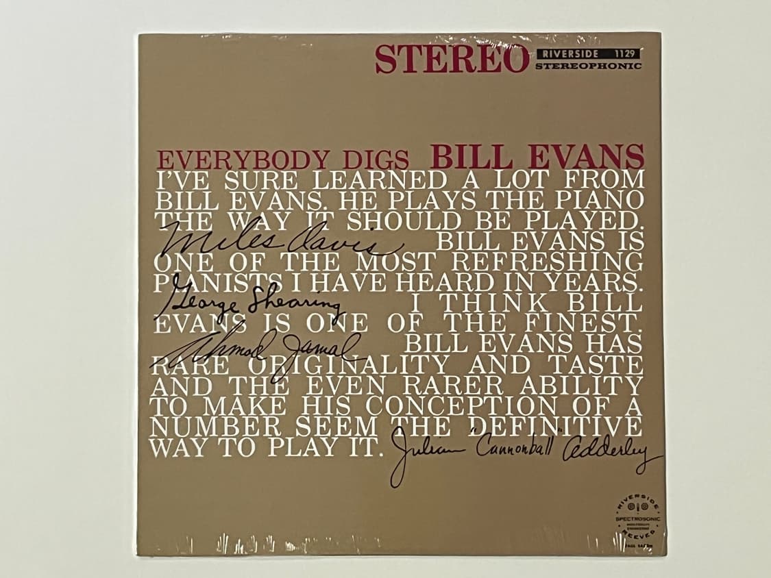 Bill evans everybody digs bill evans lp 상품이미지1