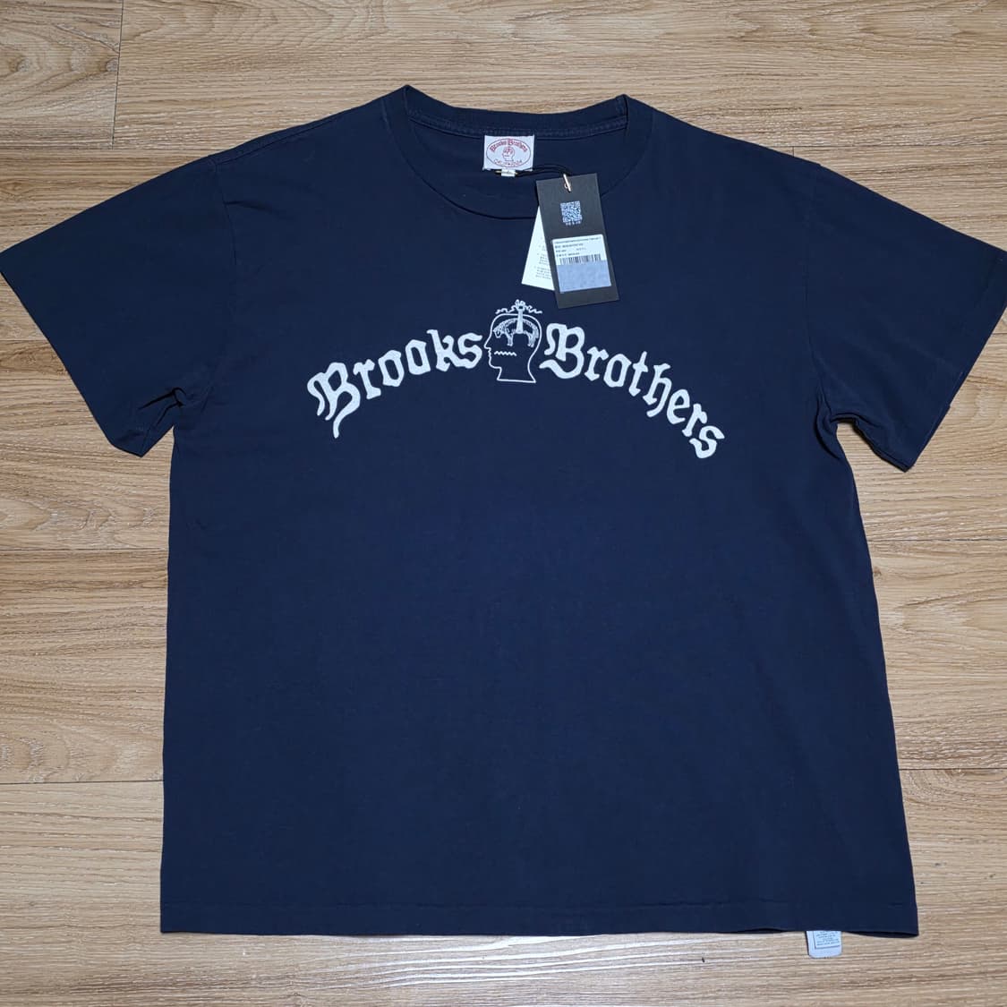 L 택포8만)25ss브룩스브라더스x브레인데드 티셔츠 네이비 상품이미지1