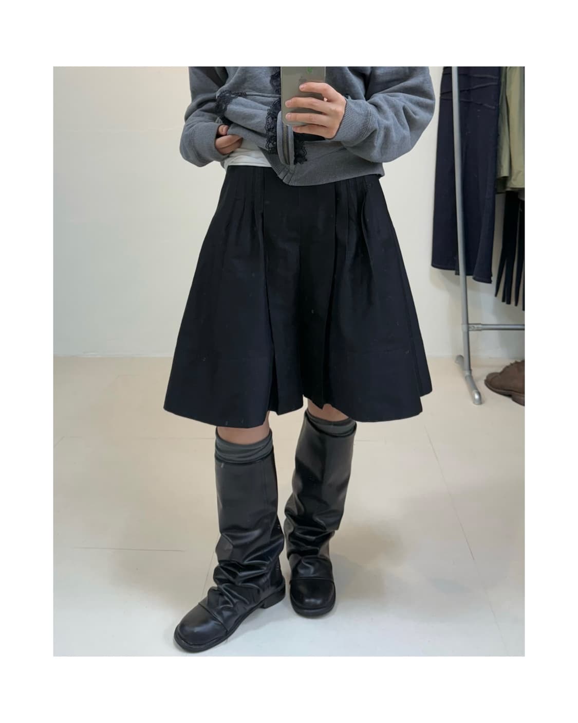 To be chic 미디 스커트 상품이미지2