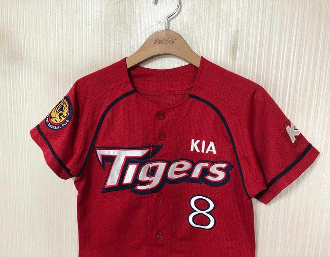 KBO 비젼코리아 기아타이거즈 원정유니폼/져지 85 #8 안치홍 상품이미지5