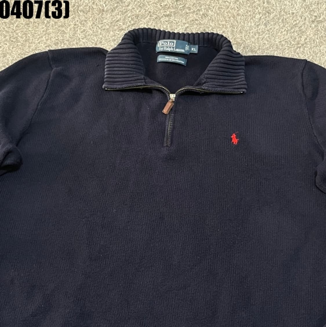 폴로 랄프포렌 반집업 케이블니트 상품이미지2