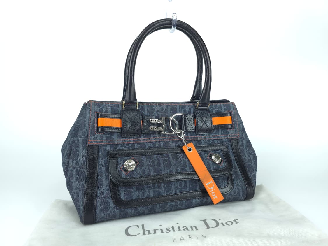 크리스챤디올 데님 플라이트 토트백 블루
 상품이미지1