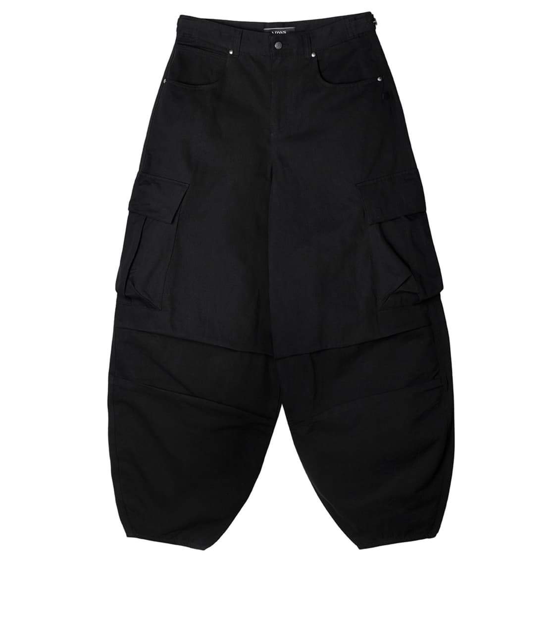Andy Twill Balloon Cargo Pants Black 상품이미지4