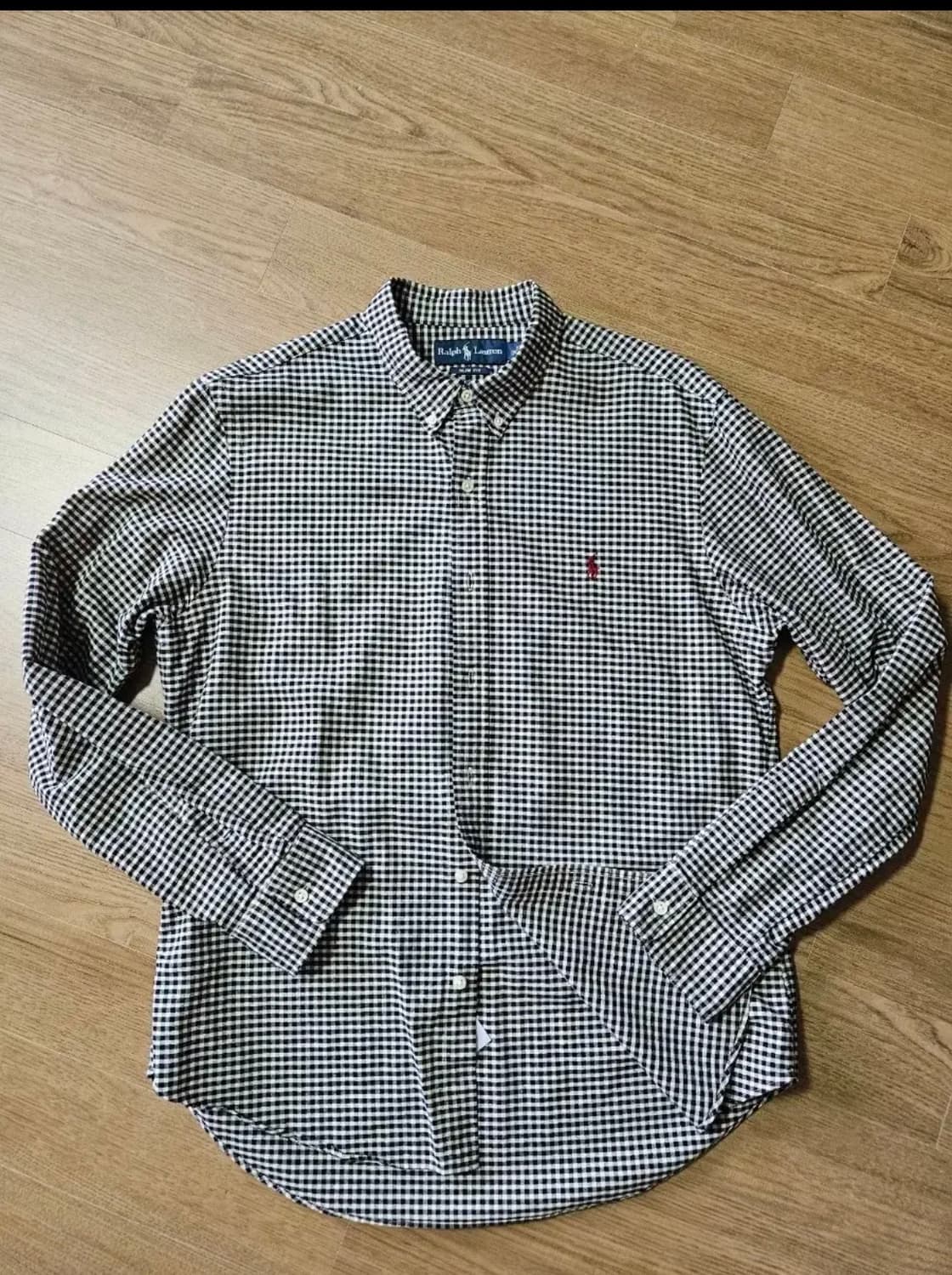 폴로 깅엄체크 셔츠 상품이미지1