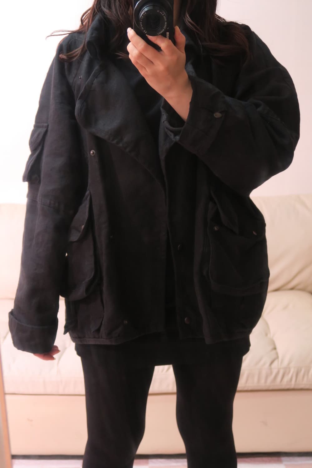 마랑 린넨 블랙 자켓 상품이미지8