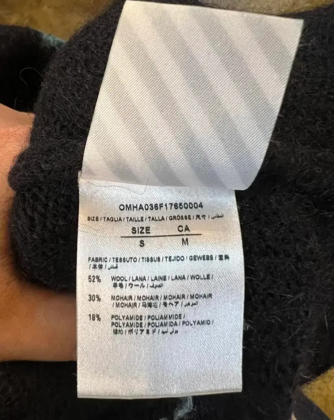 오프화이트 모헤어 니트 상품이미지3