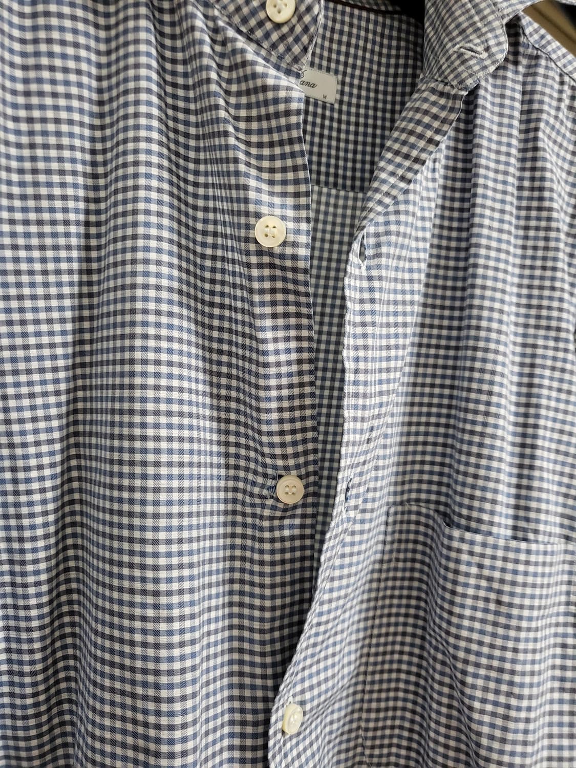 로로피아나 신형 체크 셔츠 m 상품이미지7