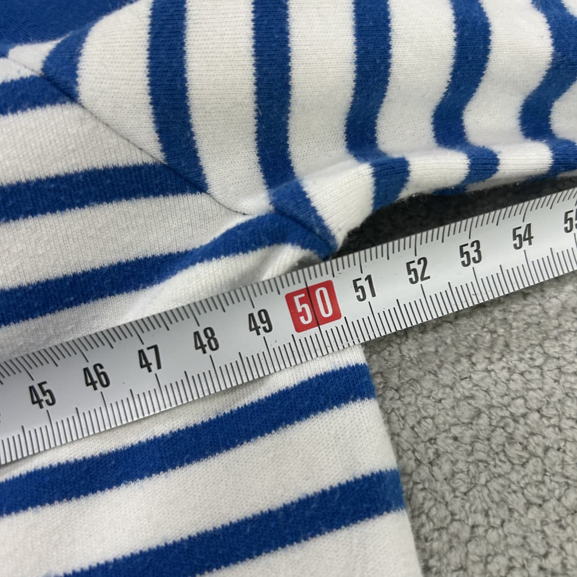 라코스테 스트라이프 긴팔 티셔츠 블루 m 상품이미지4