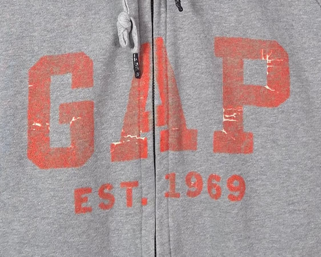 GAP 1969 빈티지 로고 후드 집업 S 상품이미지4