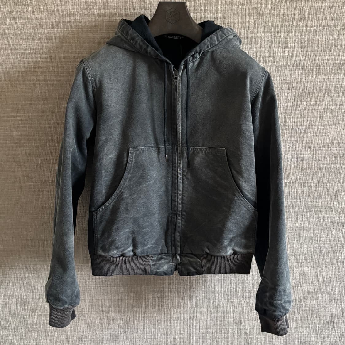 (새상품) 25FW 오라리 프로덕트 다이드 오가닉 코튼 덕 후드 집업 상품이미지7