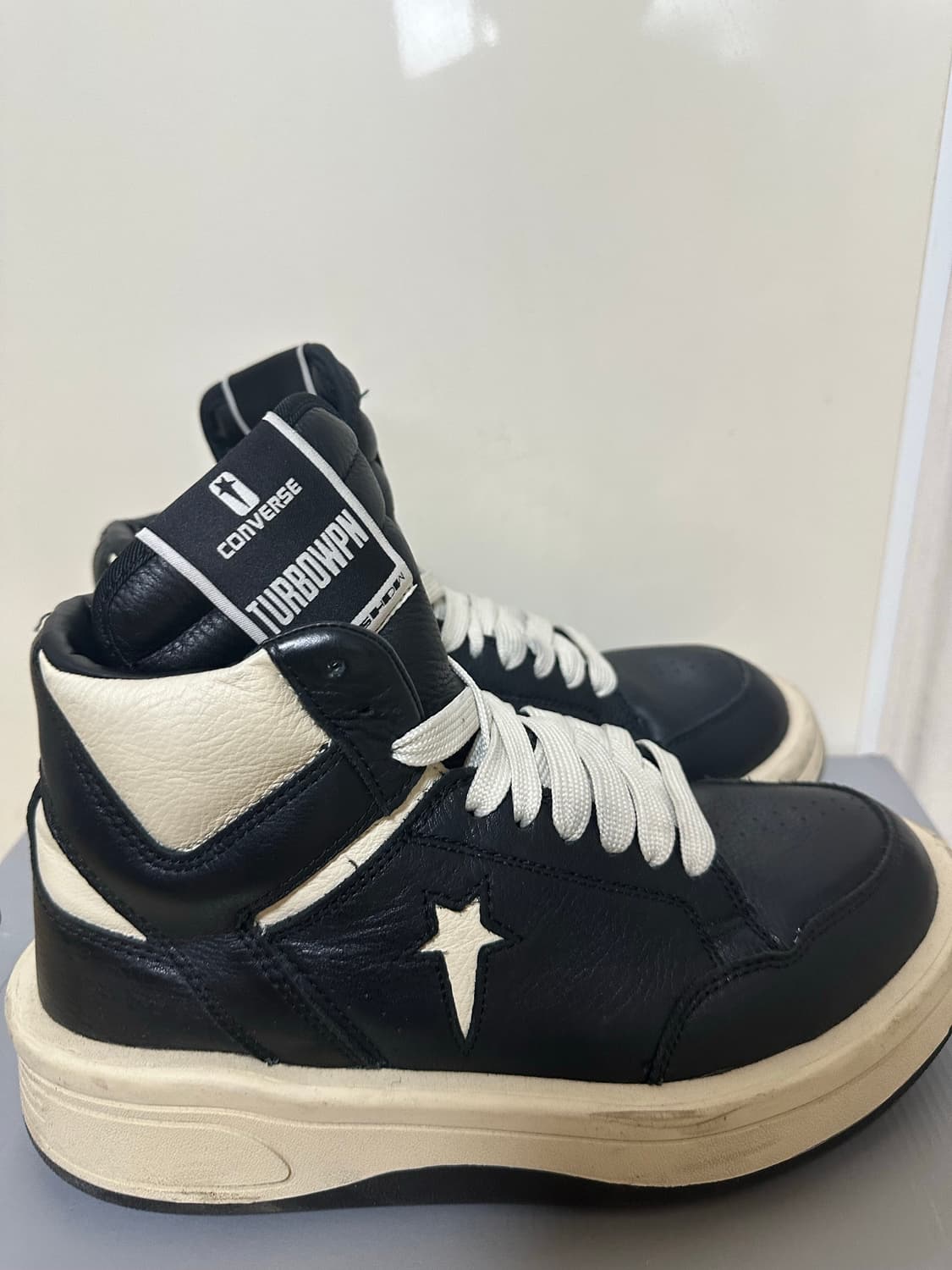 컨버스 x 다크쉐도우 터보웨폰 블랙 크림 265 상품이미지1