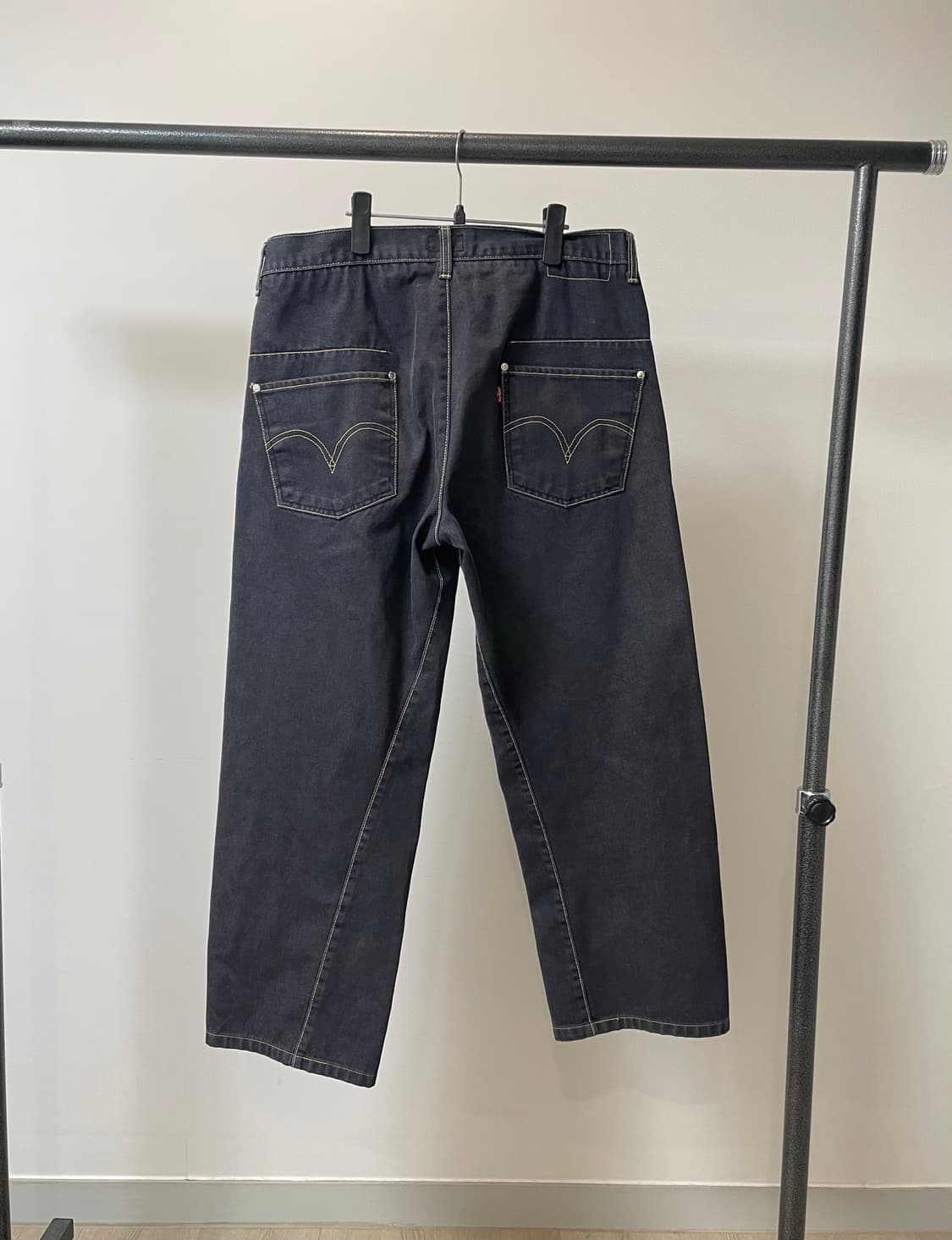 (34) levis 리바이스 흑청 엔지니어드 데님 팬츠 상품이미지1