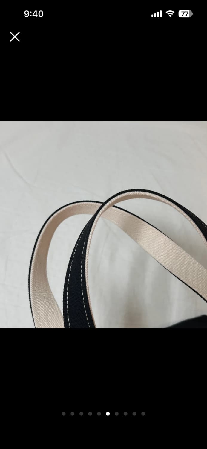 (새상품) 바쿠X헬로키티 캔버스 토트백 가방 상품이미지6