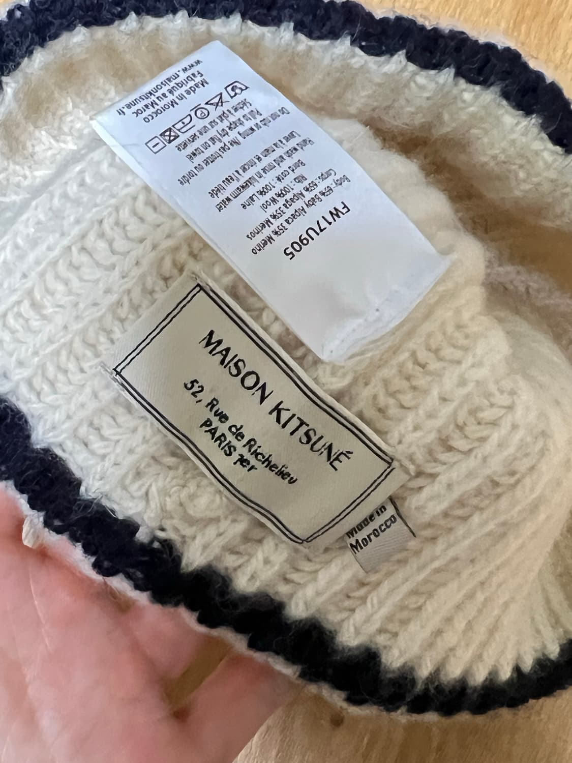 메종키츠네 비니 판매합니다 상품이미지3