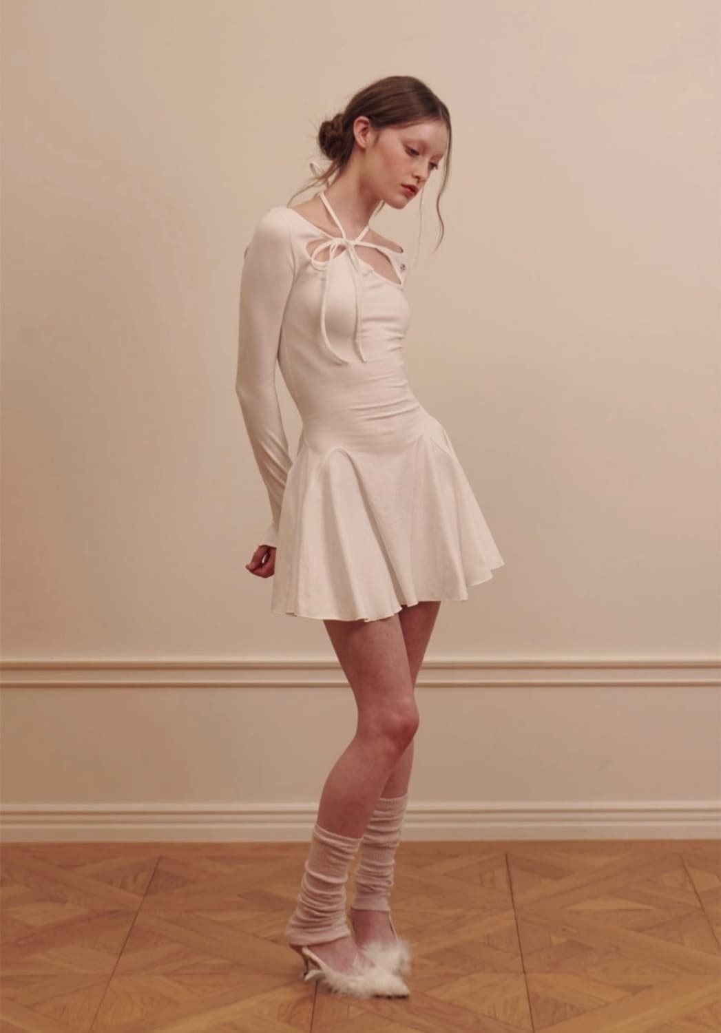 페인오어플레져 오키드 원피스 아이보리 M 상품이미지1