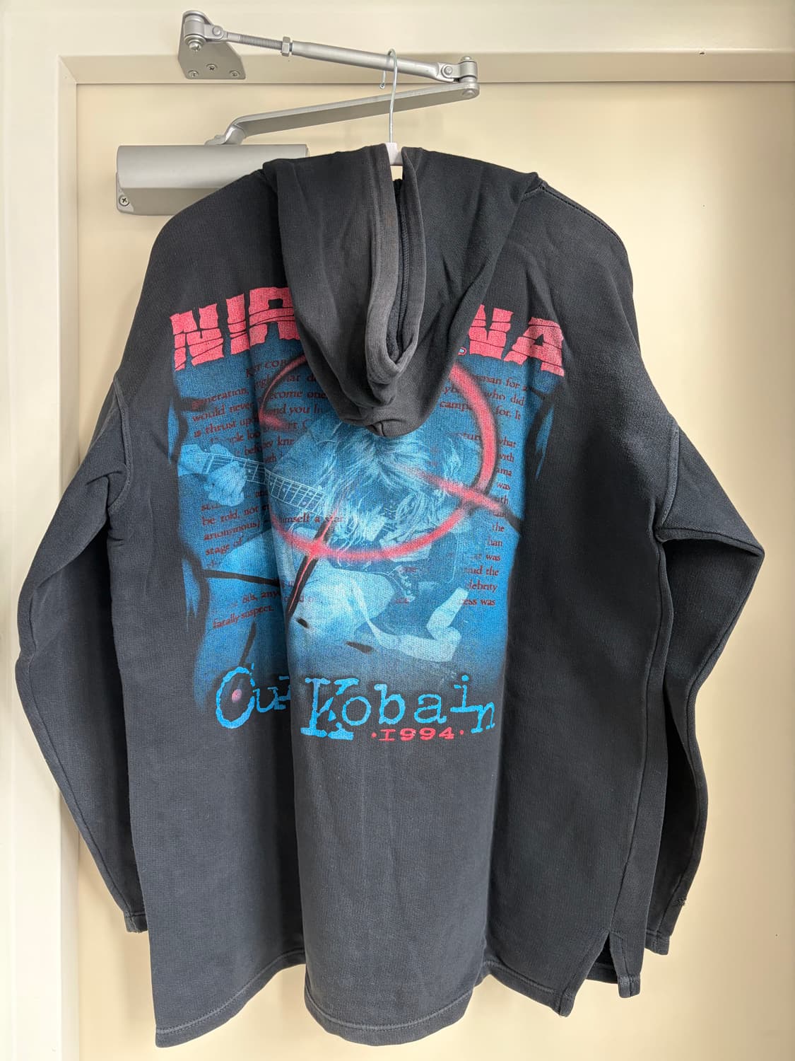 90s Nirvana memorial hood(boot, UK made) 상품이미지2