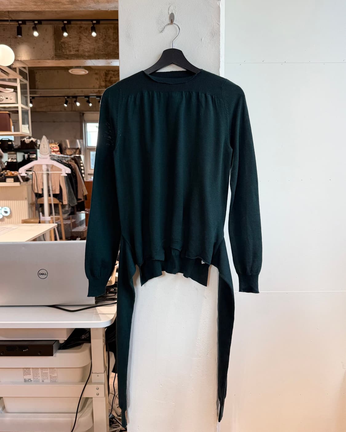 mm6 그린 레이어드 울 니트  상품이미지2