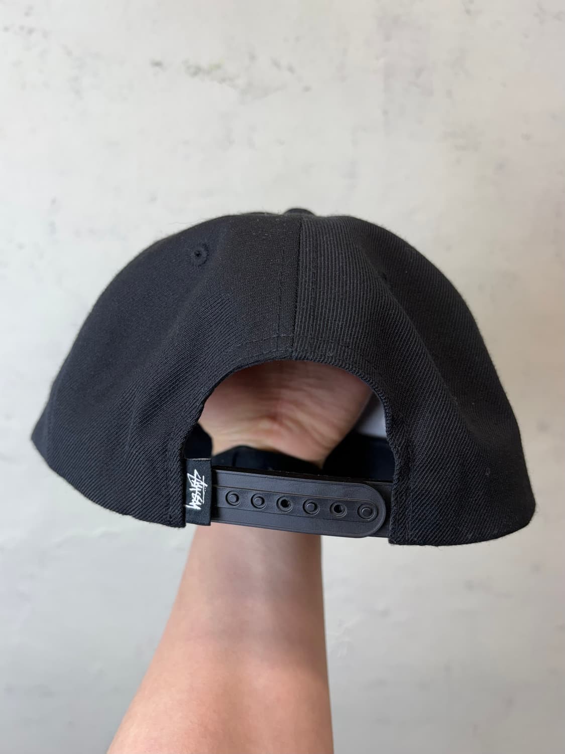 스투시 스펠아웃 블랙 볼캡 상품이미지3