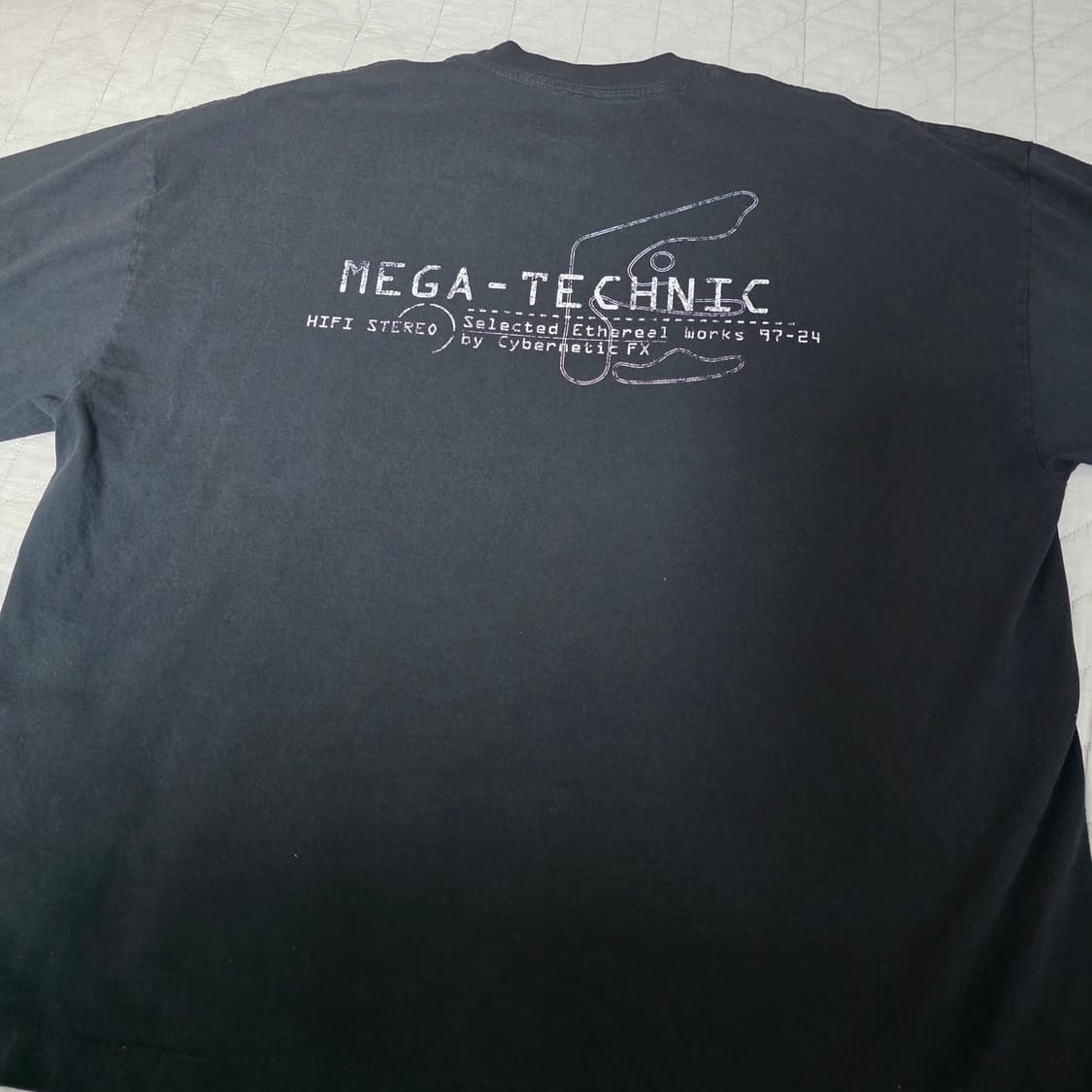 [XL] 공각기동대 부틀렉 이더리얼 스튜디오 흑백 블랙 티셔츠 상품이미지5