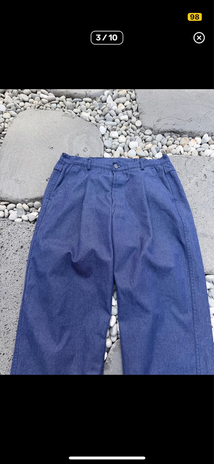 1990s LE CEDRE DENIM FRENCH I 렌치 와이드팬츠 상품이미지3