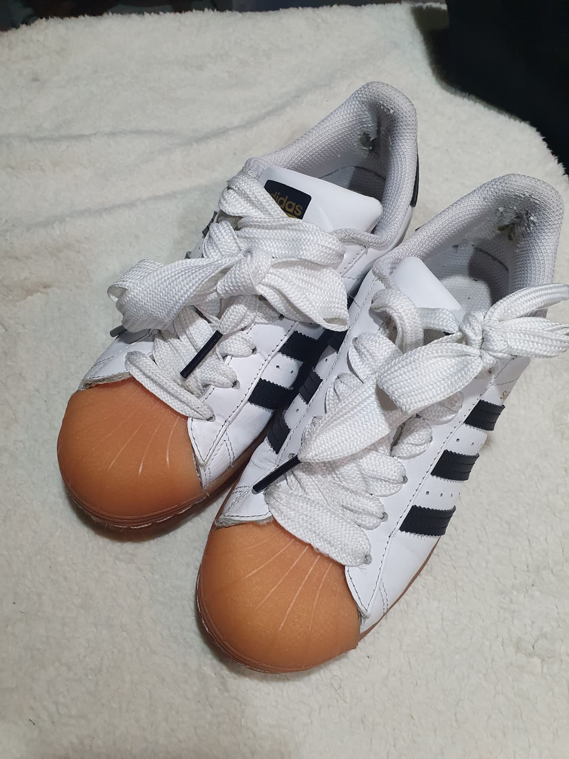 아디다스 슈퍼스타 흰검 운동화225 상품이미지1