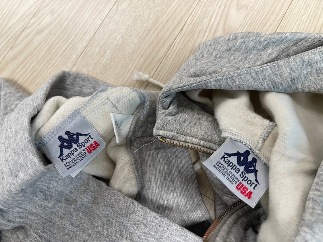 카파 USA 90s 올드 후드 짚업 셋업 M Kappa USA OLD 상품이미지6