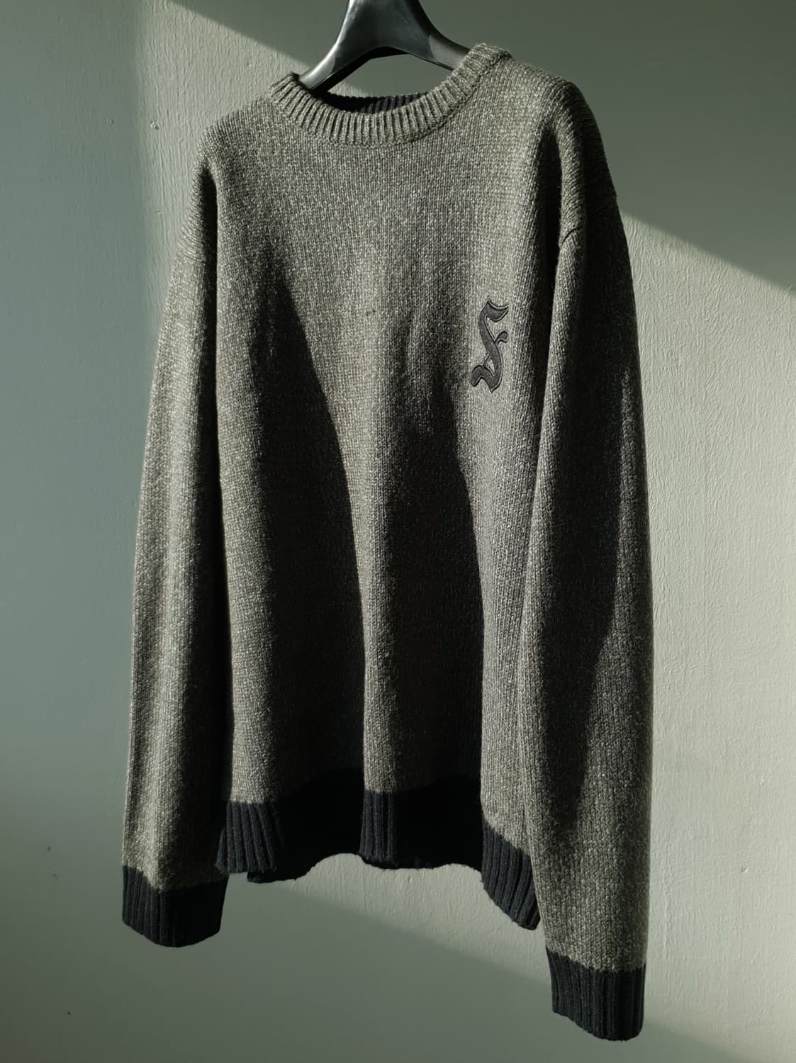 90s Stussy old english knit 상품이미지8