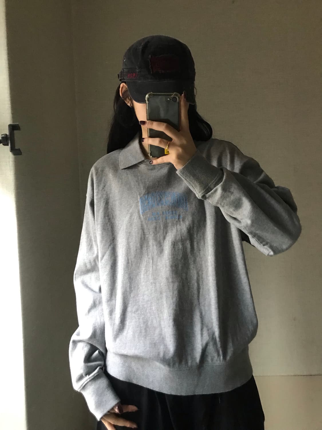 디키즈 그레이 카라 맨투맨 상품이미지4