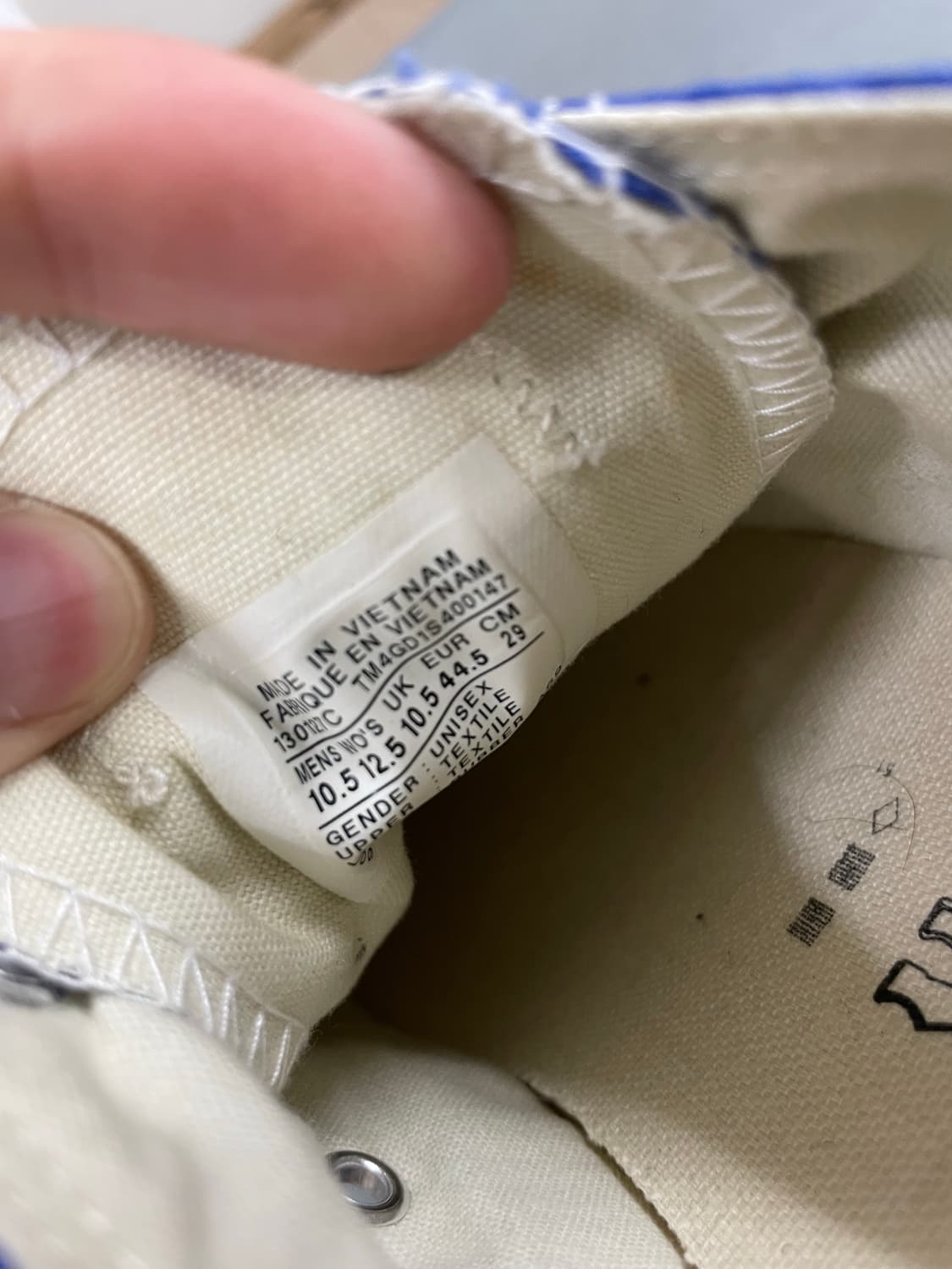 컨버스 척 테일러 올스타 로우 블루 290 (gr-4309) 상품이미지8