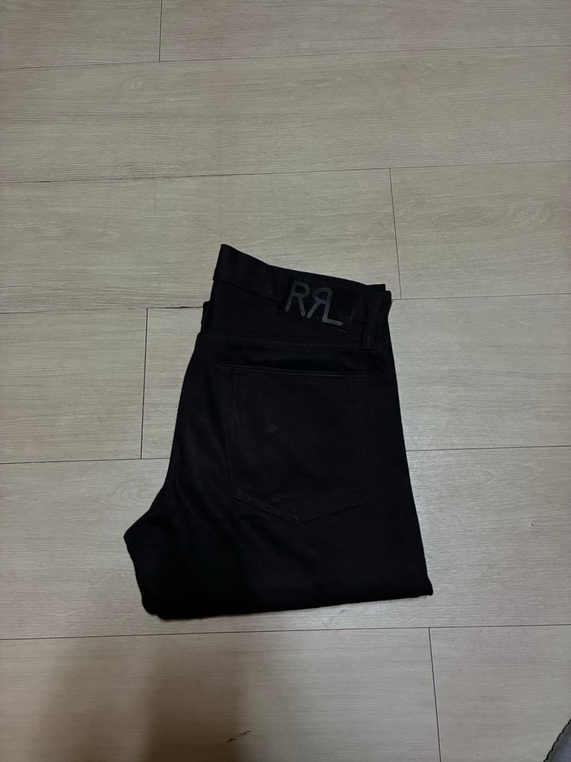 RRL 슬림핏 블랙 데님 상품이미지1