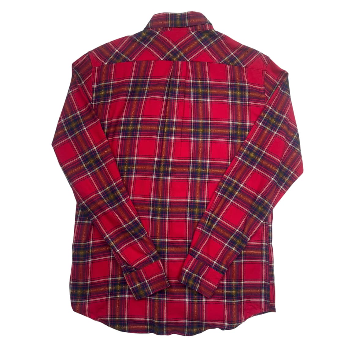 T&C Surf 디자인 하와이 레드 체크 플란넬 셔츠 L 상품이미지4