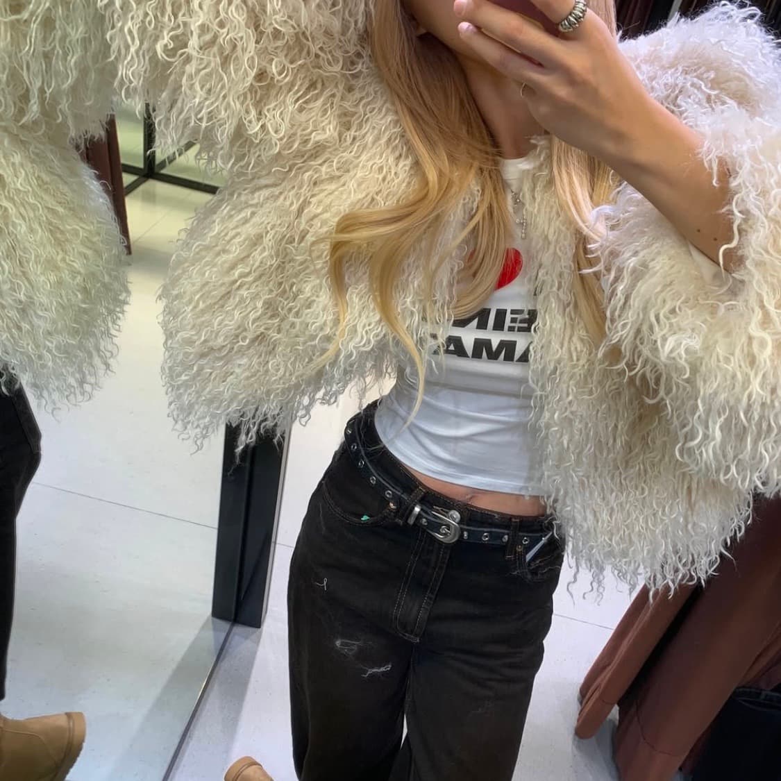 자라 ZARA 텍스트 티셔츠 S사이즈 상품이미지1