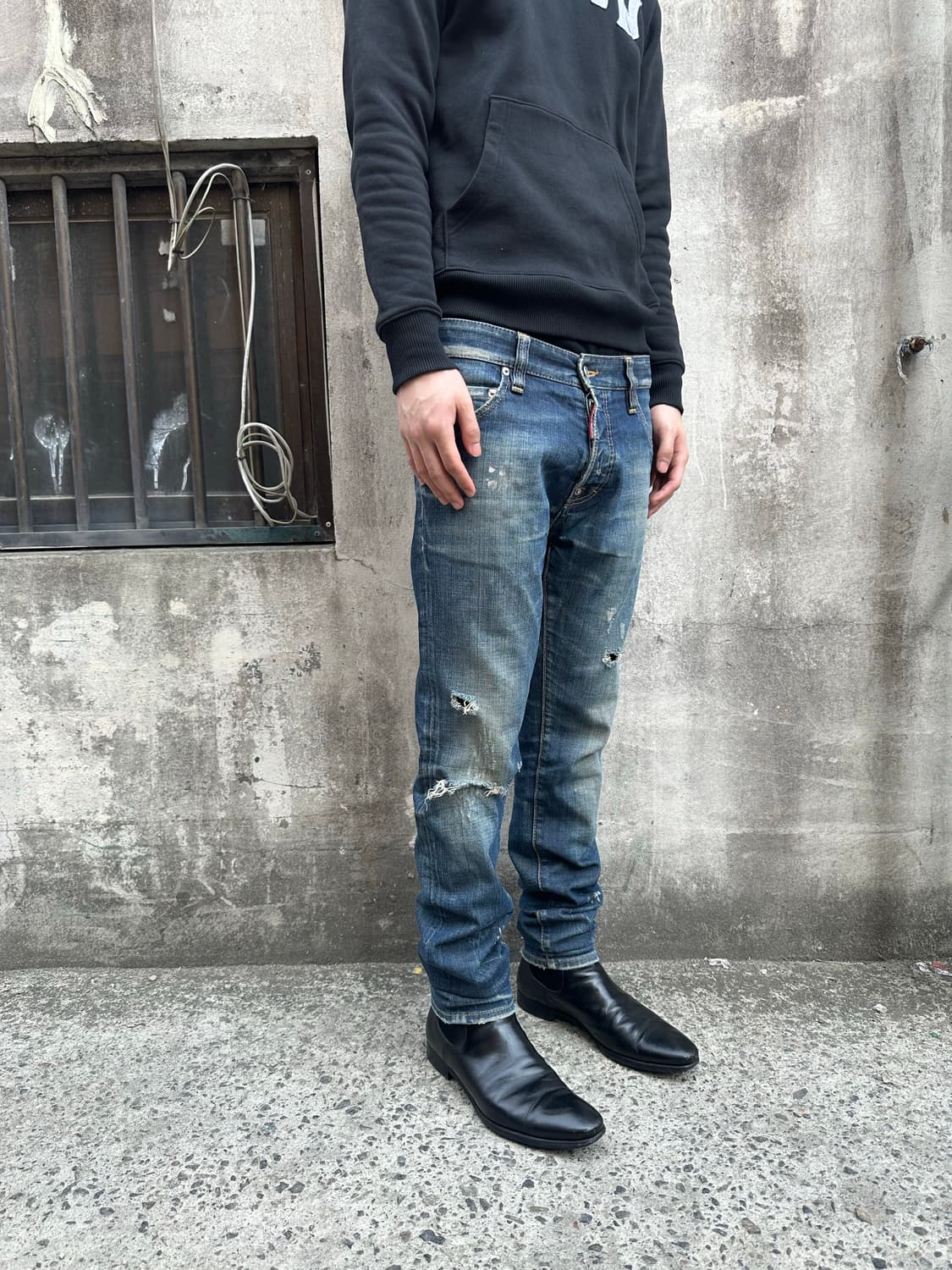 디스퀘어드2 디스트로이드 워싱 데님 팬츠 상품이미지2