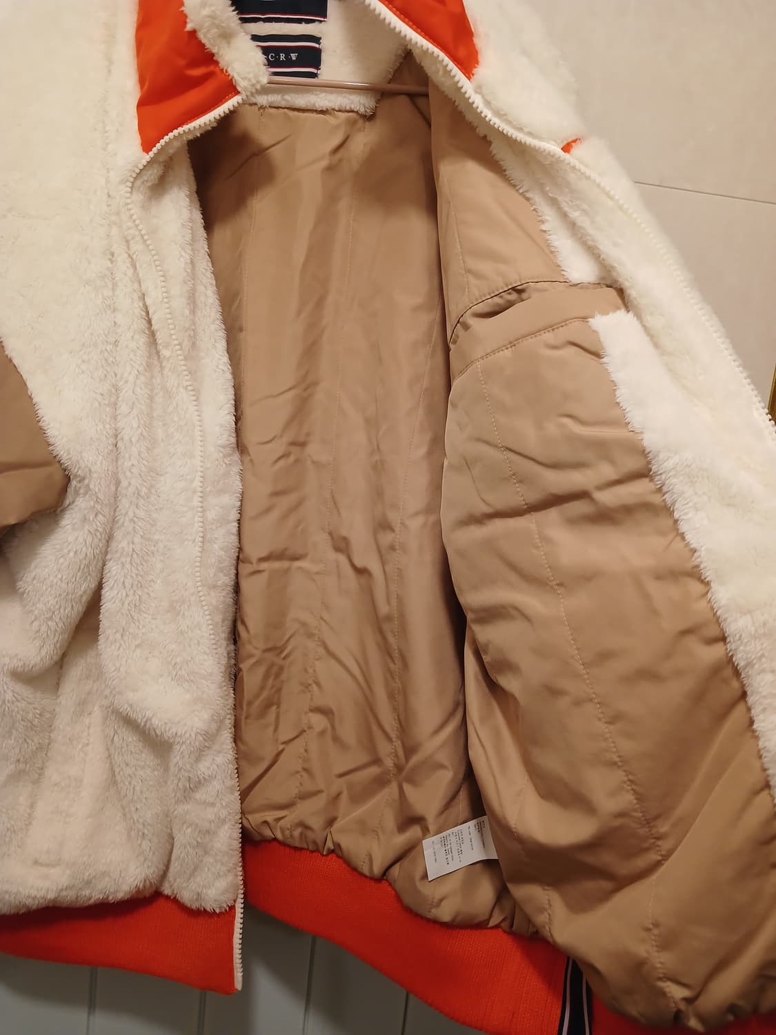 로맨틱크라운 정품 남성 뽀글이 자켓 L (105 까지 가능) 사이즈 상품이미지4