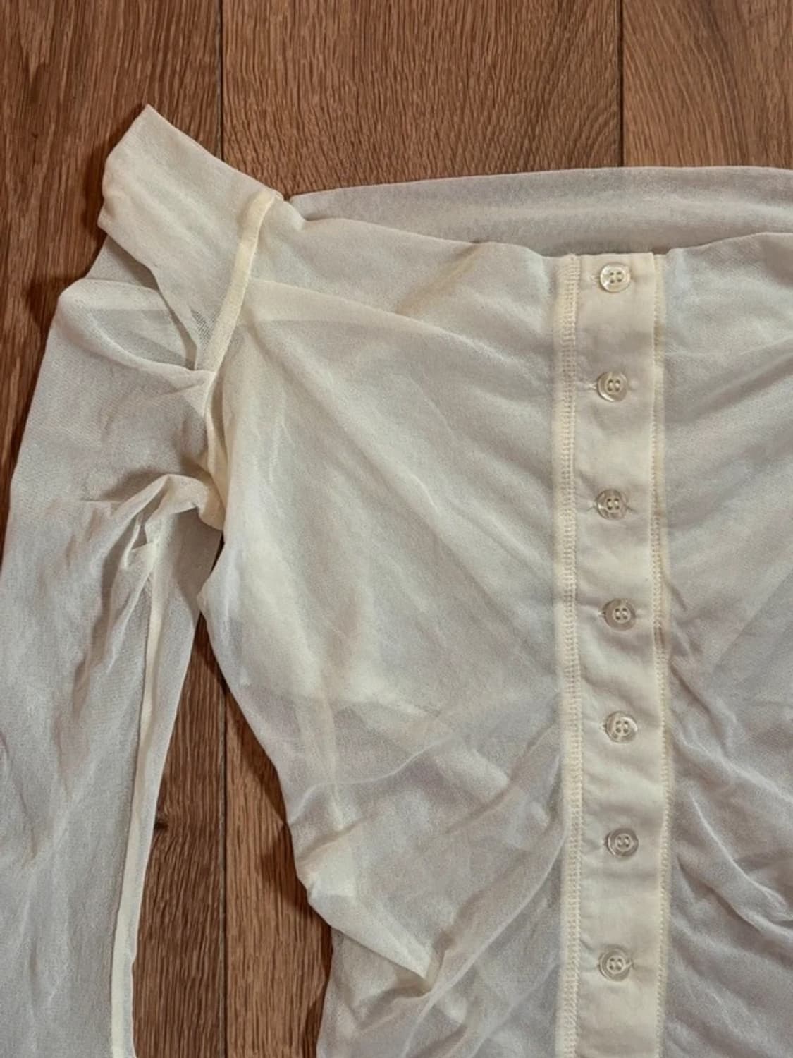 italian vintage mesh off top 상품이미지2